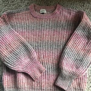 Universal Thread pink ombré sweater, size S